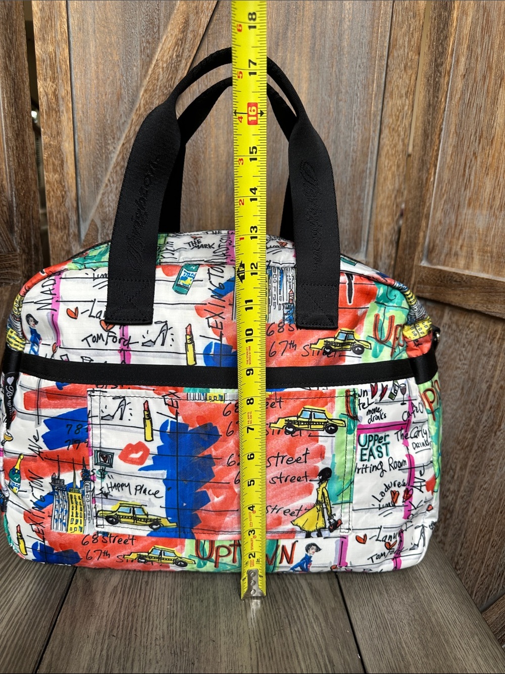 Brighton New York Jetsetter Weekender Travel Duffle Tote Bag - Picture 16 of 16